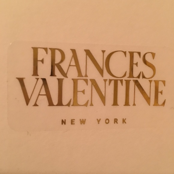 Frances Valentine Katy Mary Janes black w/ silver - Picture 2 of 3